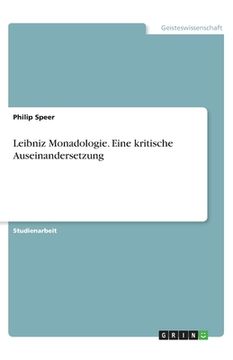 portada Leibniz Monadologie. Eine kritische Auseinandersetzung (in German)