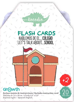 portada Flash Card Hablemos del colegio (in Español-Inglés)
