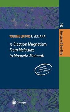 portada pi electron magnetism: from molecules to magnetic materials (en Inglés)