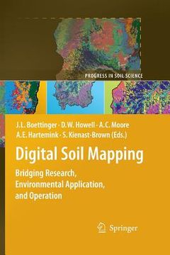 portada digital soil mapping: bridging research, environmental application, and operation (en Inglés)