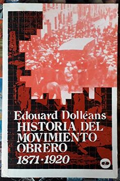 portada Historia del Movimiento Obrero. Tomo ii. 1871-1920