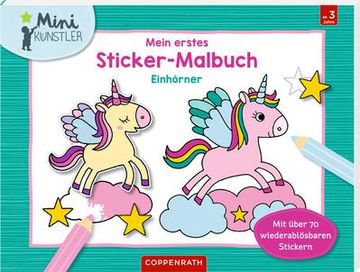 portada Mein Erstes Sticker-Malbuch: Einhörner (in German)