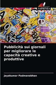 portada Pubblicità sui giornali per migliorare le capacità creative e produttive (in Italian)