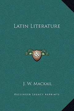 portada latin literature (en Inglés)