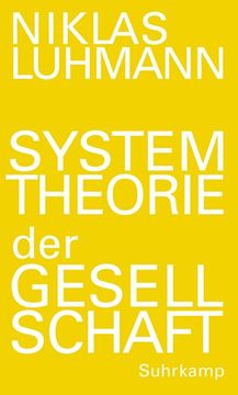 portada Systemtheorie der Gesellschaft (en Alemán)