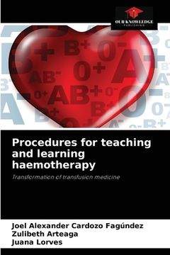 portada Procedures for teaching and learning haemotherapy