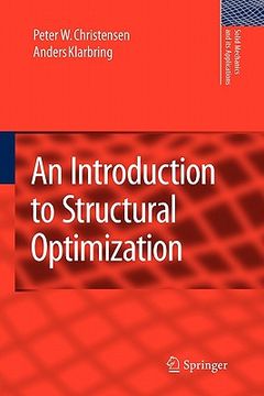 portada an introduction to structural optimization (in English)