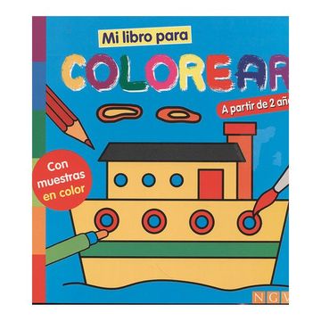 portada Mi Libro Para Colorear Barco (in Spanish)