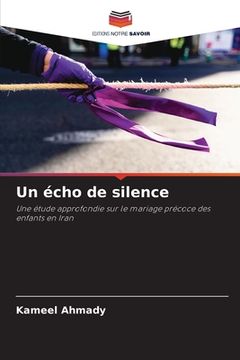portada Un écho de silence (en Francés)