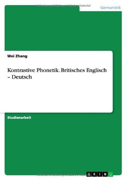 portada Kontrastive Phonetik. Britisches Englisch - Deutsch (German Edition)