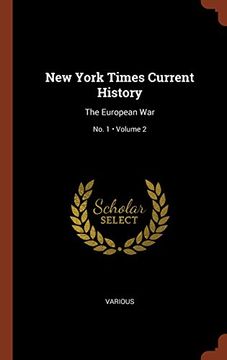 portada New York Times Current History: The European War; Volume 2; No. 1
