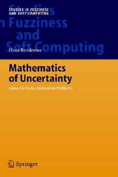 portada mathematics of uncertainty: ideas, methods, application problems (en Inglés)