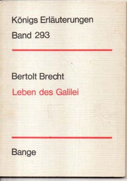 portada Erläuterungen zu Bertolt Brechts Leben des Galilei. (en Alemán)