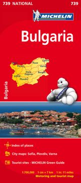 portada Bulgaria - Michelin National map 739 (Michelin National Maps) 