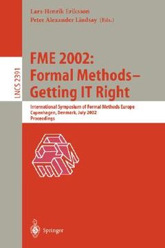 portada fme 2002: formal methods - getting it right (en Inglés)