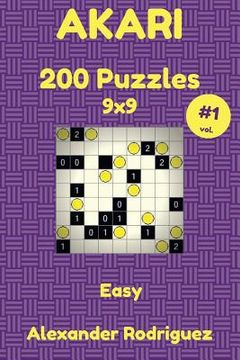 portada Akari Puzzles 9x9 - Easy 200 vol. 1 (en Inglés)