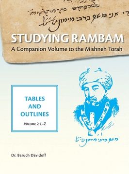 portada Studying Rambam. A Companion Volume to the Mishneh Torah.: Tables and Outlines. Volume 2. 