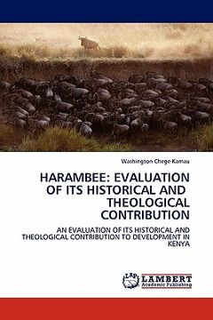 portada harambee: evaluation of its historical and theological contribution (en Inglés)