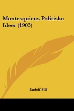 portada montesquieus politiska ideer (1903) (en Inglés)