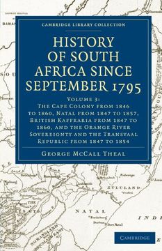 portada History of South Africa Since September 1795 5 Volume Set: History of South Africa Since September 1795 - Volume 3 (Cambridge Library Collection - African Studies) (en Inglés)