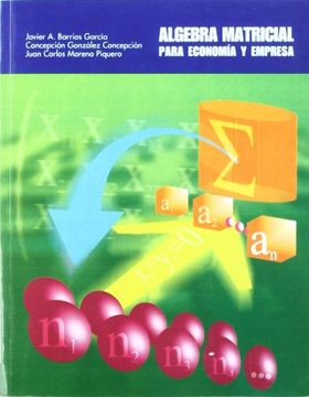 portada Algebra Matricial Para Economía y Empresa