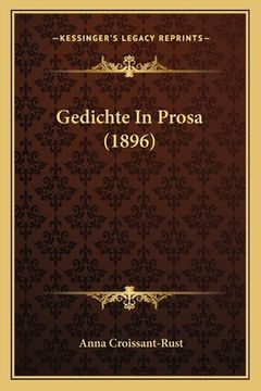 portada Gedichte In Prosa (1896) (in German)