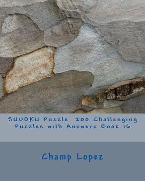 portada SUDOKU Puzzle 200 Challenging Puzzles with Answers Book 16 (en Inglés)