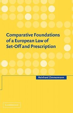portada Comparative Foundations of a European law of Set-Off and Prescription (en Inglés)