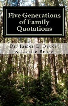 portada five generations of family quotations (en Inglés)