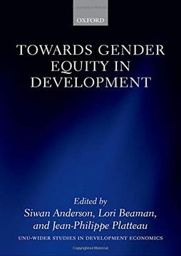 portada Towards Gender Equity in Development (Wider Studies in Development Economics) (in English)