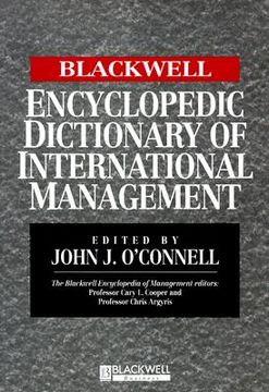 portada the blackwell encyclopedic dictionary of international management (en Inglés)