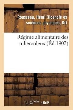 portada Régime Alimentaire Des Tuberculeux (in French)