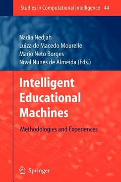 portada intelligent educational machines: methodologies and experiences (en Inglés)