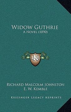 portada widow guthrie: a novel (1890) (en Inglés)