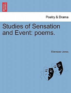 portada studies of sensation and event: poems. (en Inglés)