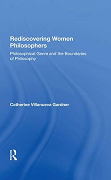 portada Rediscovering Women Philosophers: Genre and the Boundaries of Philosophy (en Inglés)