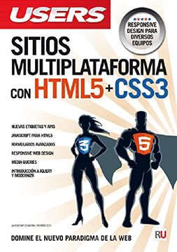portada Sitios Multiplataforma con Html5 + Css3: Manuales Users