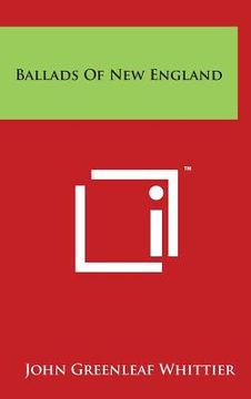 portada Ballads of New England (en Inglés)