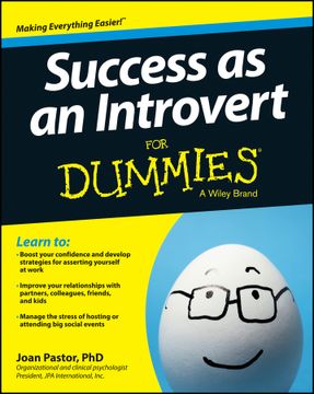 portada Success As An Introvert For Dummies (en Inglés)