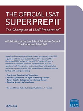 portada The Official Lsat Superprep ii: The Champion of Lsat Prep (in English)