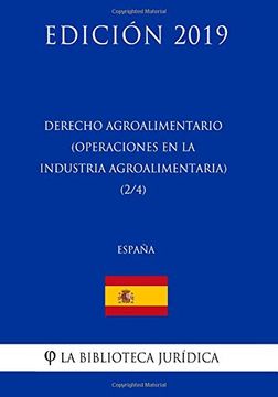portada Derecho Agroalimentario (Operaciones en la Industria Agroalimentaria) (2
