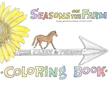 portada Seasons on the Farm Coloring Book Starring Casey and Friends (en Inglés)