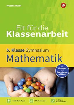 portada Fit für die Klassenarbeit - Gymnasium: Mathematik 5 (en Alemán)