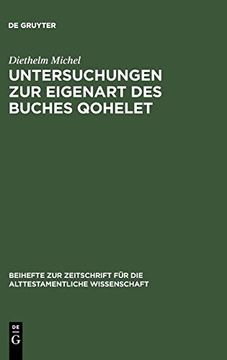 portada Untersuchungen zur Eigenart des Buches Qohelet (in German)