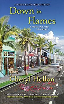 portada Down in Flames (a Webb's Glass Shop Mystery) (in English)