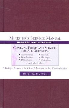 portada Minister's Service Manual (in English)