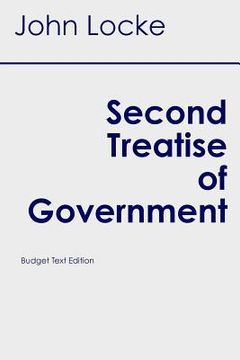 portada Second Treatise of Government (Budget Student Classics) (en Inglés)