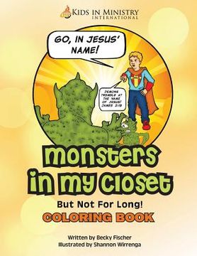 portada Monsters in My Closet COLORING BOOK (en Inglés)