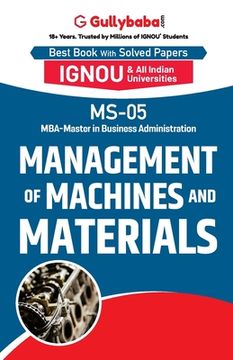 portada MS-05 Management of Machines and Materials