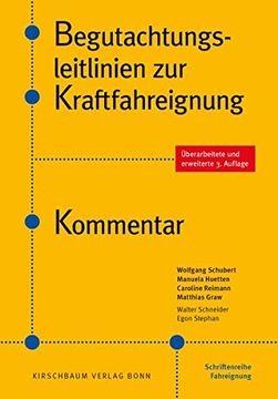 portada Begutachtungsleitlinien zur Kraftfahreignung (in German)